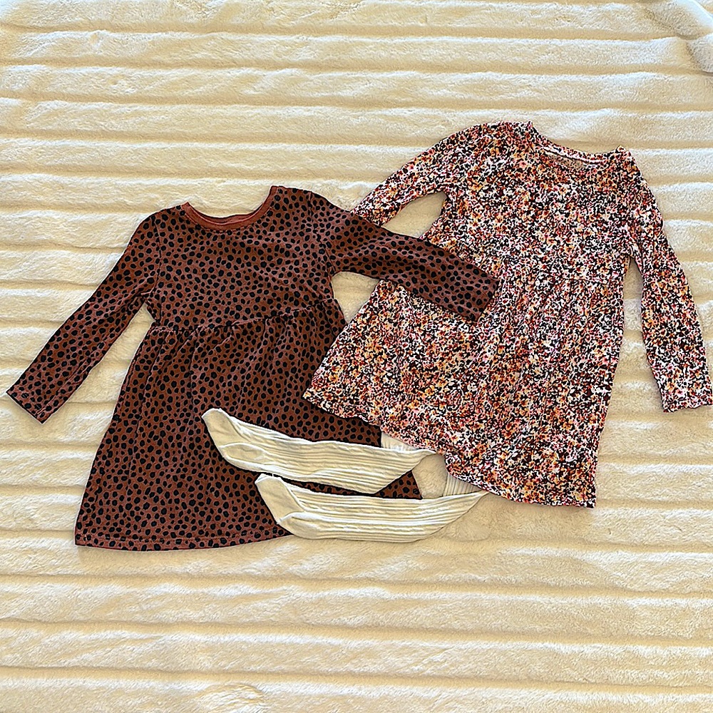 Old Navy Dresses + tights